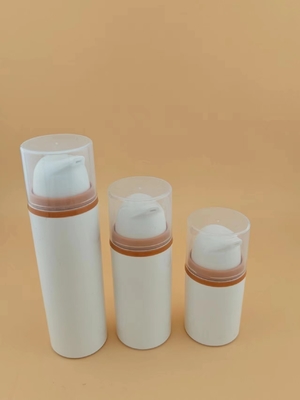 بلاستيكي PP فارغ 15ml 30ml 50ml مستحضرات التجميل مضخة بدون هواء مستحضر مصل الزجاجة