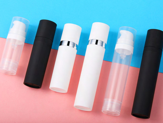 حاوية لوشن خالية من الهواء مضخة ومرشح شامبو السفر زجاجة 5ml 10ml 15ml 25ml