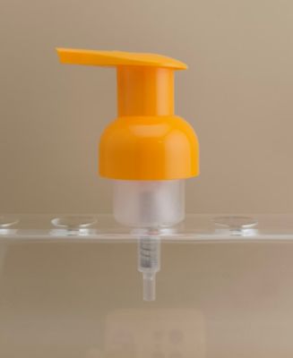 طراز دقيق مضخة رغوة بلاستيكية برتقالية لقوارير الشامبو