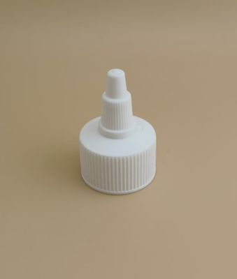 غطاء البلاستيك الأبيض المضغوط للزجاجات الطلاء