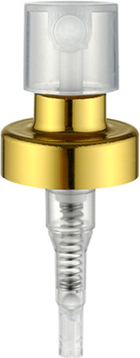 مضخة عطر الذهب المجعدة العملية ، K402-2 0.13cc رأس رذاذ العطر