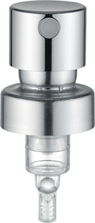 ODM K403 بخاخ بخاخ بخاخ بخاخ رذاذ ناعم 0.10cc من الألومنيوم باللون الفضي