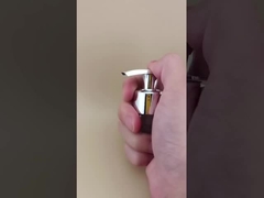 K204-1 مضخة المستحضر السوداء والفضية القفل الأيسر الأيمن للعناية بالبشرة معتمدة ISO9001/ISO14001