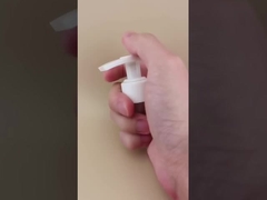 مضخة لوشن بيضاء مع قفل يسار-يمين