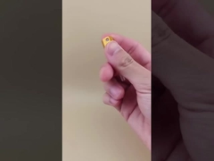 زر الألومون الأصفر المزق الرقيق المزق الكبير K402-1 للعطور