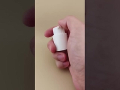 مضخة كريم بيضاء مستديرة K702-8 لزجاجات مستحضرات التجميل