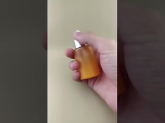 زجاجة قطارة برتقالية مضلعة بتصميم جديد K-GBL30 للتغيير التدريجي للجوهر