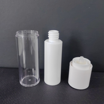15ml 30ml 50ml سعة مضخة بدون هواء زجاجة شهادة ISO / SGS / FDA / CE