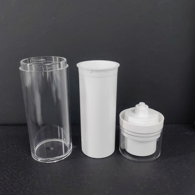سعة 50ml-120ml زجاجة مضخة بلا هواء في أبيض أسود شفافة