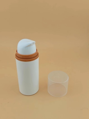 بلاستيكي PP فارغ 15ml 30ml 50ml مستحضرات التجميل مضخة بدون هواء مستحضر مصل الزجاجة
