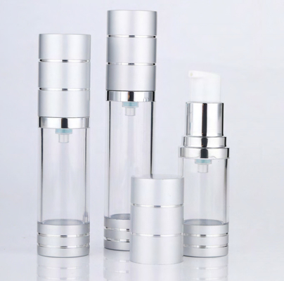 بلاستيكي PP فارغ 10ml 15ml مستحضرات التجميل مضخة بدون هواء مستحضر المصل