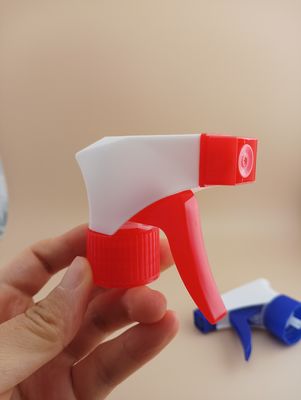 رذاذ الزناد التجميل 28mm 28/400 28/410 أزرق أبيض مزود بالأضلاع مضخة يدوية محمولة البلاستيك التنظيف الثقيل