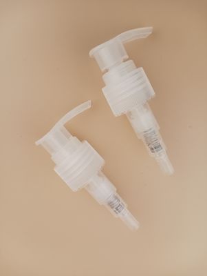 مضخة لوشن 24 410 28 410 بلاستيك PP مضخة سائل غسل اليدين نوع الدفع لولبي