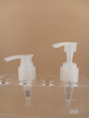 مضخة لوشن 24 410 28 410 بلاستيك PP مضخة سائل غسل اليدين نوع الدفع لولبي