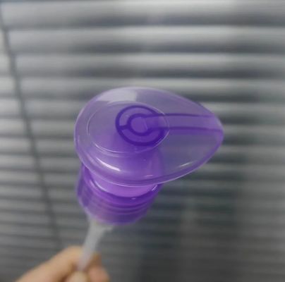 موزع لوشن شفاف بنفسجي مضخة غير قابلة للانسكاب 1.20 - 1.50 مل/ضخة