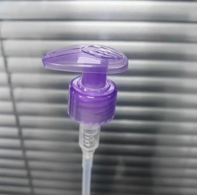 موزع لوشن شفاف بنفسجي مضخة غير قابلة للانسكاب 1.20 - 1.50 مل/ضخة