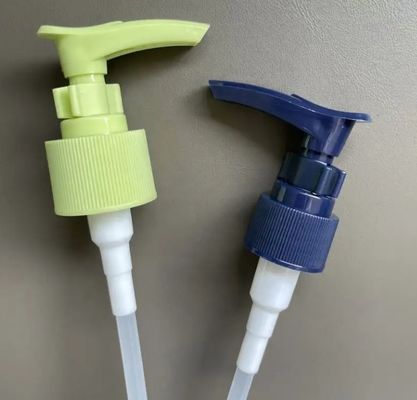 موزع لوشن بمضخة من مادة البولي بروبيلين الخضراء المخصصة مع قفل مشبك لصابون سائل للعناية بالبشرة