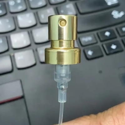 مضخة رذاذ عطر الضباب الدقيق 0.10cc الألومنيوم الفضة