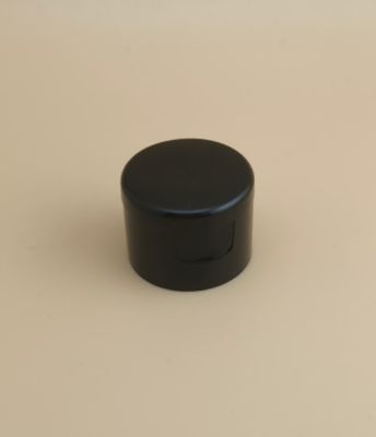 بلاستيك أسود مستديرة غطاء ناعم للزجاجات التجميلية