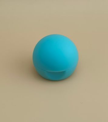 غطاء كروي غير لامع أملس من البلاستيك السماوي لزجاجات مستحضرات التجميل