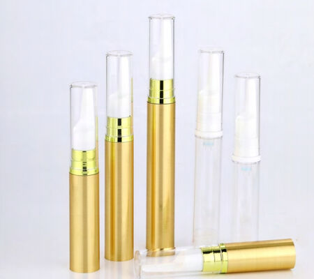 بلاستيكي PP فارغ 15ml 30ml 50ml مستحضرات التجميل مضخة بدون هواء مستحضر مصل الزجاجة