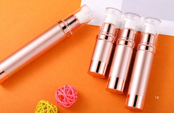 بلاستيكي PP فارغ 15ml 30ml 50ml مستحضرات التجميل مضخة بدون هواء مستحضر مصل الزجاجة