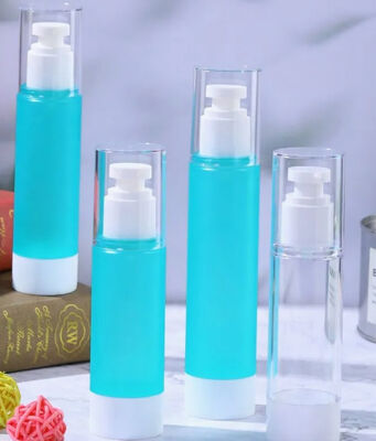 بلاستيك PP فارغة مستحضرات التجميل مضخة بدون هواء مستحضر المصل K25-1 10ml 15ml