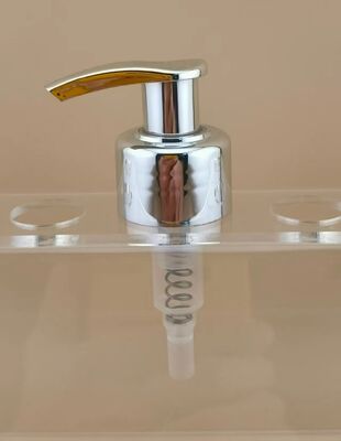 طراز جديد مضخة لوشن فضي يسار-يمين قفل للشامبو