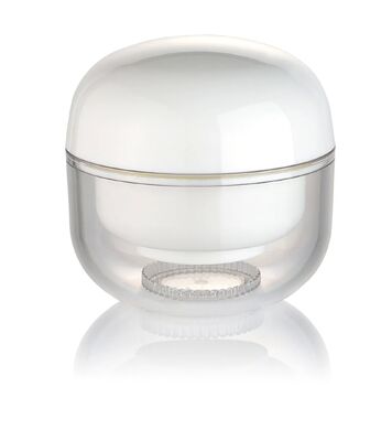 OEM White PP 30g كريم مستحضرات التجميل جولة جرة مع غطاء لمستحضرات التجميل